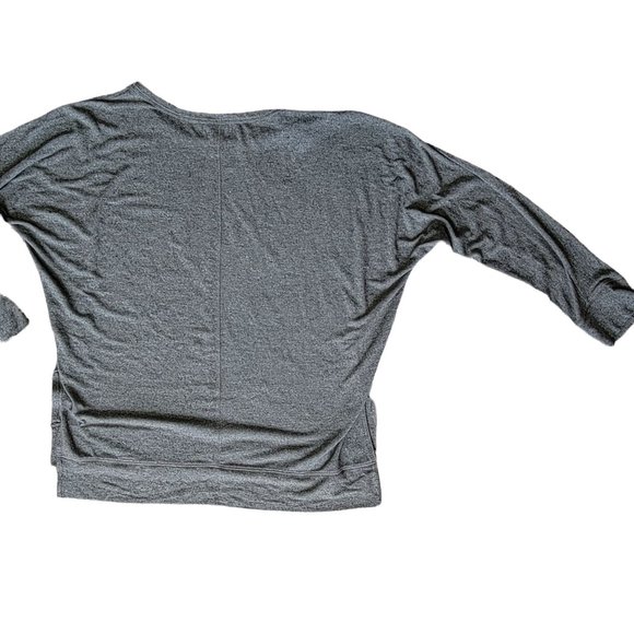 Large ALYA Gray Dolman Sleeve Super Soft Top 970 - Picture 3 of 7